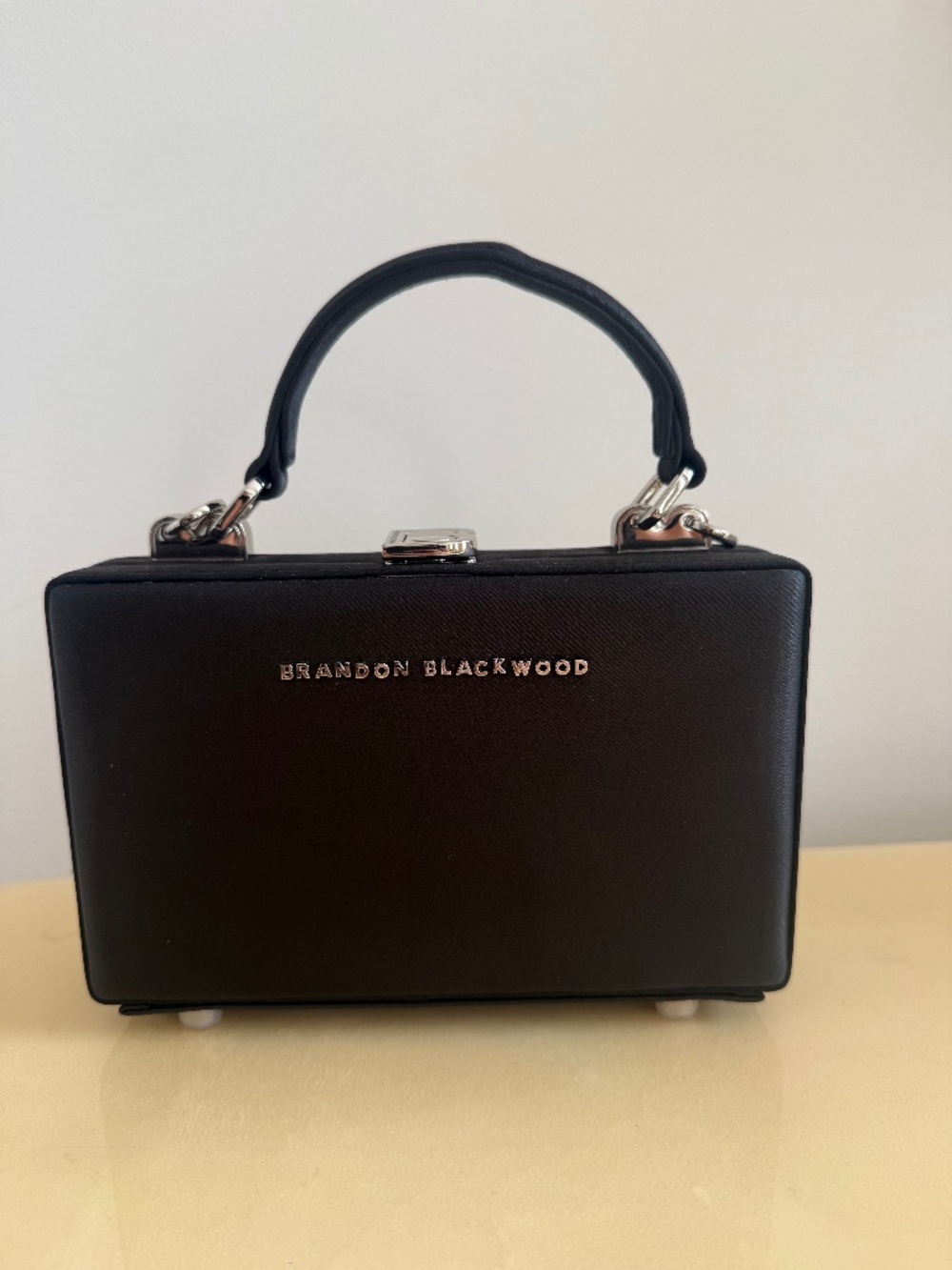 Structured Box Top Handle Bag